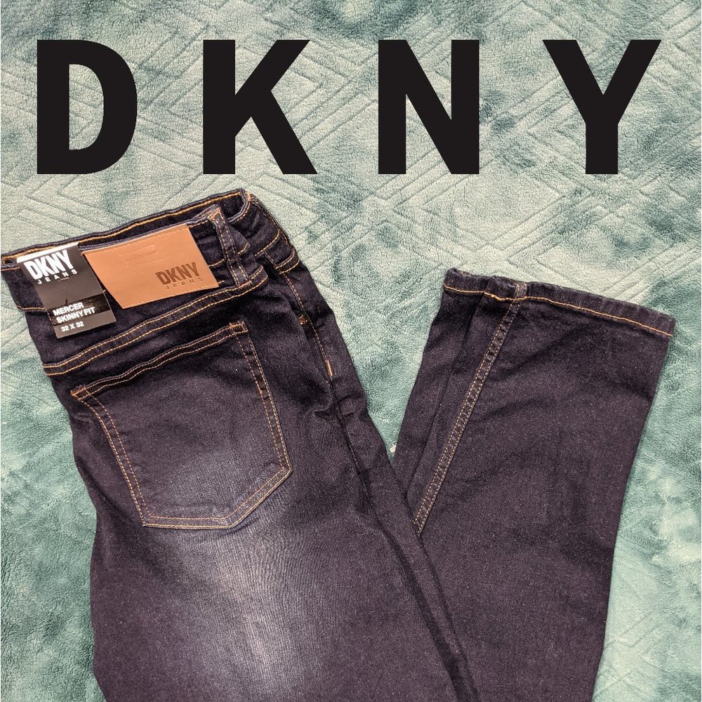 🆕 DKNY Men's Jeans Mercer Skinny Fit, 32W x 32L, Blue